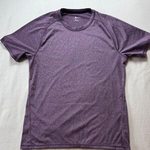 Zella Men's Heathered Purple Short Sleeve Tee